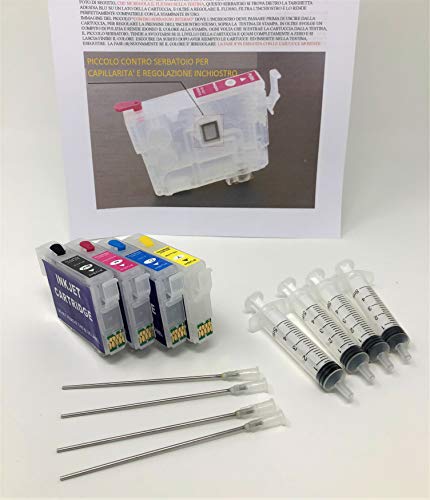 Kit Nachfüllpatronen-1811 1812 1813 1814 18 X L Typ Auto Reset Digitale Neue Voll von bereit Verwendung Original Inkjet für Epson Expression Home XP-102 XP-202 XP-205 XP-212 XP-215 XP-225 XP-30 XP-302 XP-305 XP-312 XP-315 XP-322 XP-325 XP-402 XP-405WH XP-412 XP-415 XP-422 XP-425 Versand von Italien ausgedrückt durch registriertem Kostenlose. von Sconosciuto