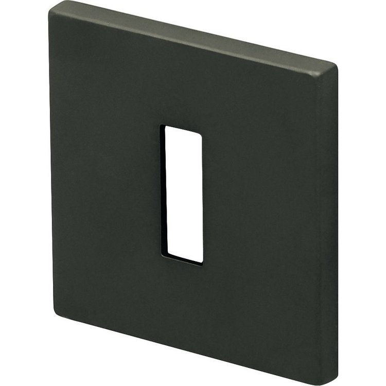 Rosettenkit Titanium matt quadrat Buntbart von Scoop