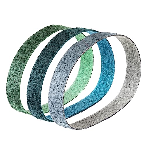 Score Abrasives Pro Line Vlies-Schleifband/Vliesband | 50 x 1020 mm | 3-teiliges Premium-Set | gemischte Körnungen von Score Abrasives