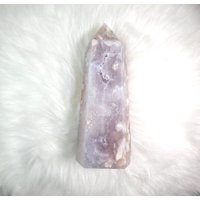 Quartzy Amethyst X Flower Achat Tower - Metaphysical Crystal von ScorpioDivineCrystal