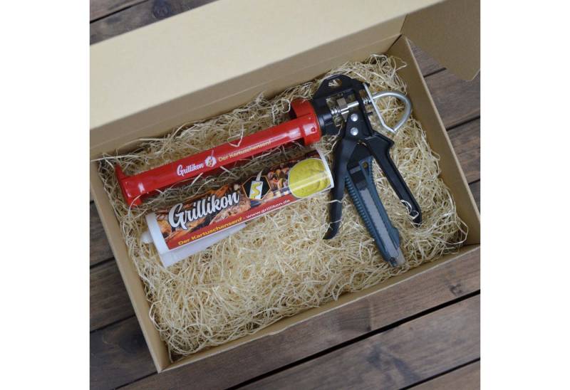 Scorprotect® Grillschürze Grillikon Geschenkset „Lehrling“ Senf in 300 ml Kartusche von Scorprotect®