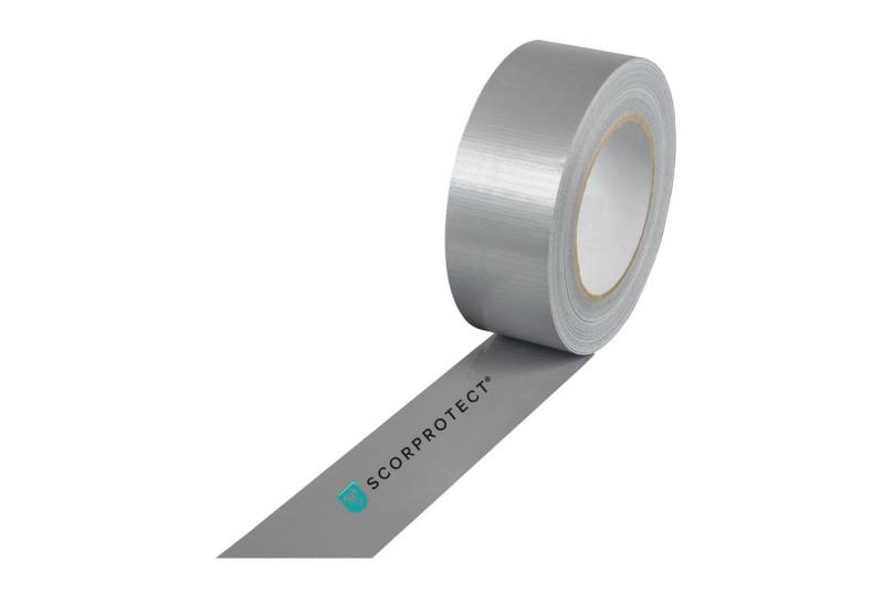 Scorprotect® Klebeband Gewebeklebeband "Extra" silber 48 mm breit x 50 m Länge von Scorprotect®