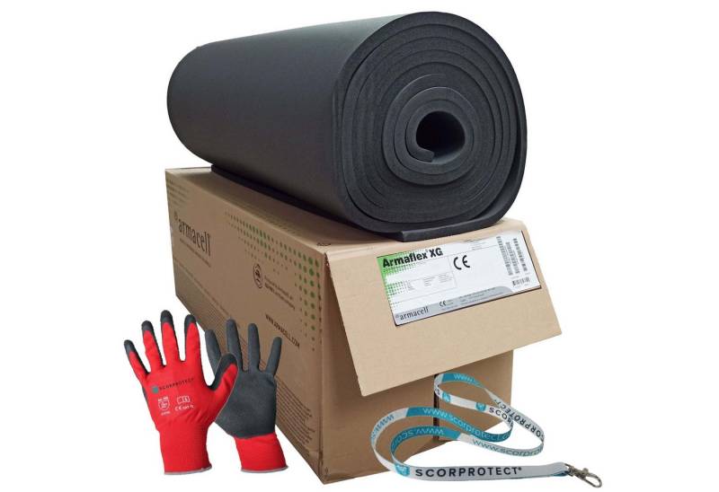 Scorprotect® Rollladenkastendämmung Armaflex Kautschuk Platte NICHT selbstklebend von Scorprotect®