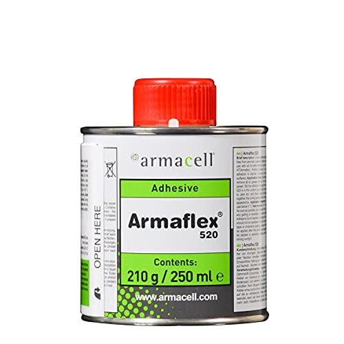 Armaflex Armacell Kleber 520 für Kautschuk-Platten und Schläuche 0,25 Liter Pinseldose von Scorprotect