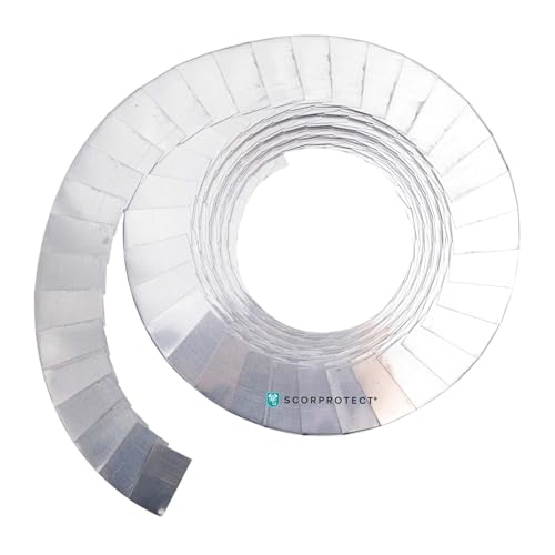 Scorprotect® Endmanschettenband in Alu Rolle 28 mm x 5 m (28 mm x 5 m für Dämmung 30 mm, Alu) von Scorprotect