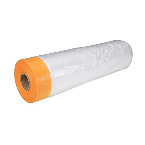 Scorprotect Goldband Klebeband Washitape mit Abdeckfolie 7 my Rolle (1400 mm x 25 m) von Scorprotect