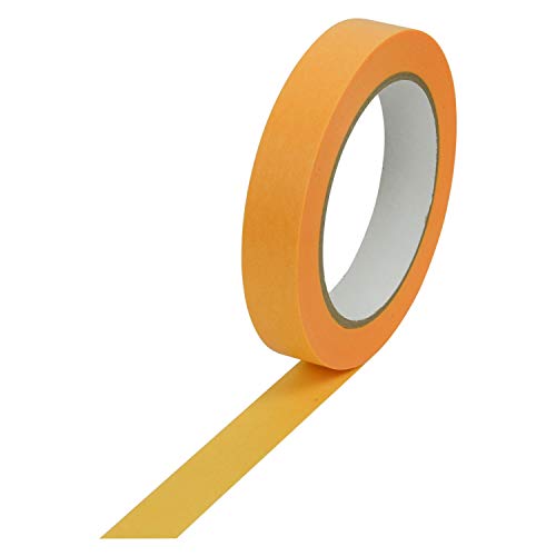 Goldband Untergrund Klebeband Schonklebeband (Orange, 19 mm x 50 m) von Scorprotect