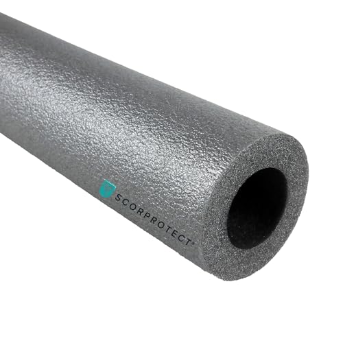 PE Rohrisolierung 1m angeschlitzt 15 x 25 mm Rohraussendurchmesser x Isolierstärke Farbe grau von Scorprotect