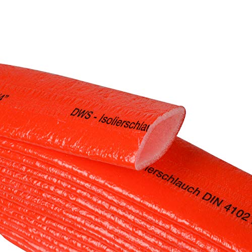 PE Schutzschlauch Isolierung 4 mm Rot 10 m Schlaufe (PE, 22 x 4 mm) von Scorprotect