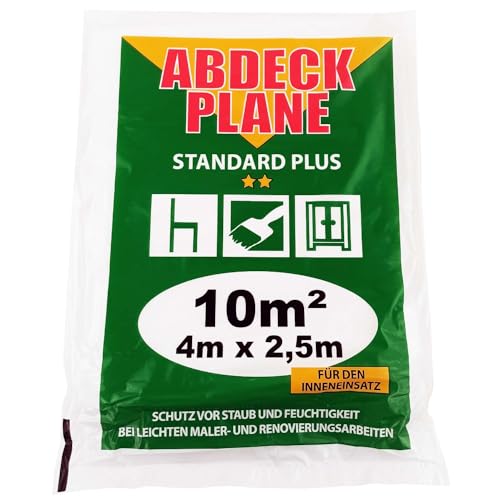 Scorprotect® Abdeckplane Abdeckfolie HDPE 12 my „profi“ 4 m x 2,5 m von Scorprotect