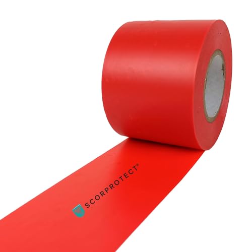 Scorprotect ® PVC Klebeband rot 50 mm x 25 m von Scorprotect