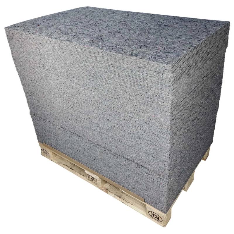 Scorprotect 1 Palette 200x Robuste Vliesfaserplatte 1,2 M X 0,8 M Schutz-Platte Abdeckplatte 1100 G M² von Scorprotect