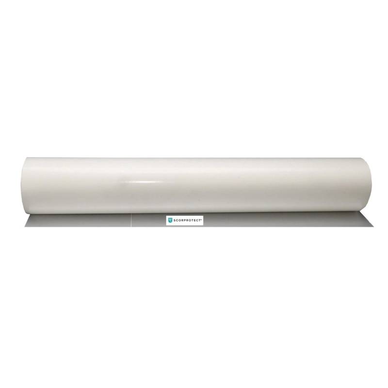 Scorprotect Abdeckpappe Schwere Qualität ca. 400 G M² Weiss-Alu Rolle 25 G M² Extrem Reißfest von Scorprotect