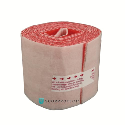 Scorprotect® PE Wickelband Rot mit Dampfsperre in 70 mm (70 mm x 3,6 m selbstklebend) von Scorprotect