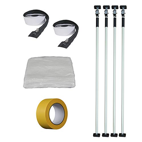 Scorprotect® Staubschutzwand Set "Renovierung" Höhe 3,60 m x Breite 5,00 m mit selbstklebenden Reißverschlüssen Scorprotect® Staubschutzwand Set "Renovierung" Höhe 3,60 m x Breite 5,00 m mit selbstklebenden Reißverschlüssen von Scorprotect