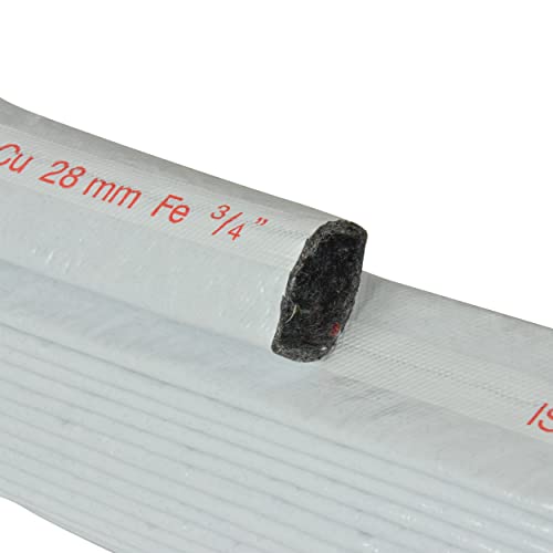 Vlies Schutzschlauch Isolierung 4 mm Grau 10 m Schlaufe (Vlies, 100 x 4 mm) von Scorprotect