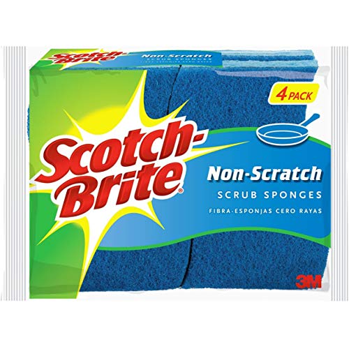 3M Scotch-Brite-Schwämme: non-scratch sponge / 4-pack (Blau) non-scratch / 4-pack von Scotch-Brite