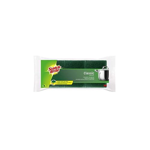 Scotch-Brite™ Reinigungsschwamm Classic, 9 x 7 x 4,5 cm, gelb/grün (3 Stück), Sie erhalten 1 Packung á 3 Stück von Scotch-Brite