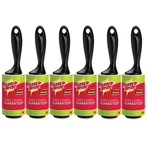 Scotch Brite 3M Lint Roller, Remove Lint, Dog Hairs etc. - 56 Sheets Each (Pack of 6) von Scotch-Brite