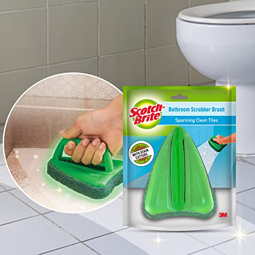 Scotch-Brite Bathroom Brush with Abrasive Fibre Web (Green) von Scotch-Brite