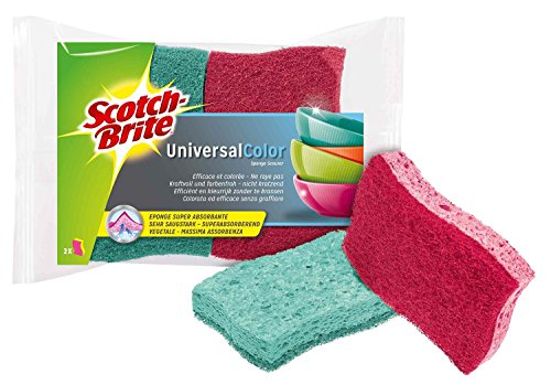 Scotch-Brite Cellulose-Schwamm Color, farbig sortiert von Scotch-Brite