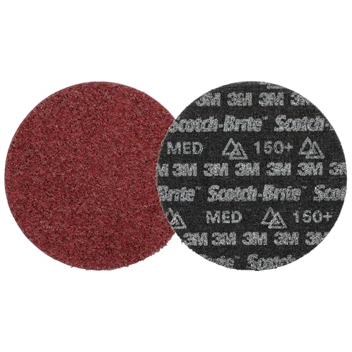 Scotch-Brite Präzisions-Vliesscheibe für höchste Anforderungen, HD-DH, Medium 150+, 127 mm x NH von Scotch-Brite
