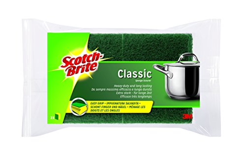 Scotch-Brite Schwamm Topfreiniger Klassisch, Nagelschutz 2 Pezzi von Scotch-Brite