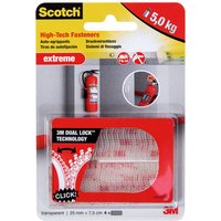 Scotch - Repositionierbar, selbstschließend, transparent. 4 Streifen 25mm x7,5cm rf6730 3m von Scotch