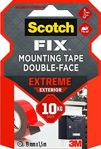 Scotch-Fix Extreme Außenmontageband PT1100-1915-P, 19 mm x 1,5 m, 1 Rolle/Packung (Verpackung kann abweichen) von ScotchBlue