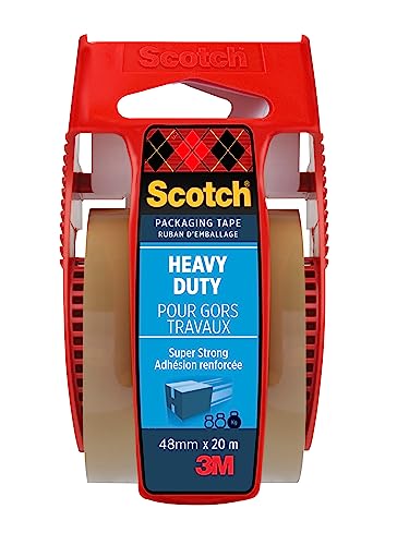 Scotch Extra starkes Verpackungsklebeband, 48 mm x 20,3 m, Havanna, 1 Rolle auf Handabroller/Packung Scotch Extra starkes Verpackungsklebeband, 48 mm x 20,3 m, Havanna, 1 Rolle auf Handabroller/Packung von Scotch