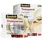 Scotch Crystal Clear Klebeband 550 Transparent Einzeln verpackt 19 mm x 66 m Pack mit 8 Rollen von Scotch