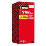 Scotch Crystal Clear Klebeband 19 mm x 33 m Transparent Kristallklar Vorteilspack 7 Rollen + 1 GRATIS von Scotch