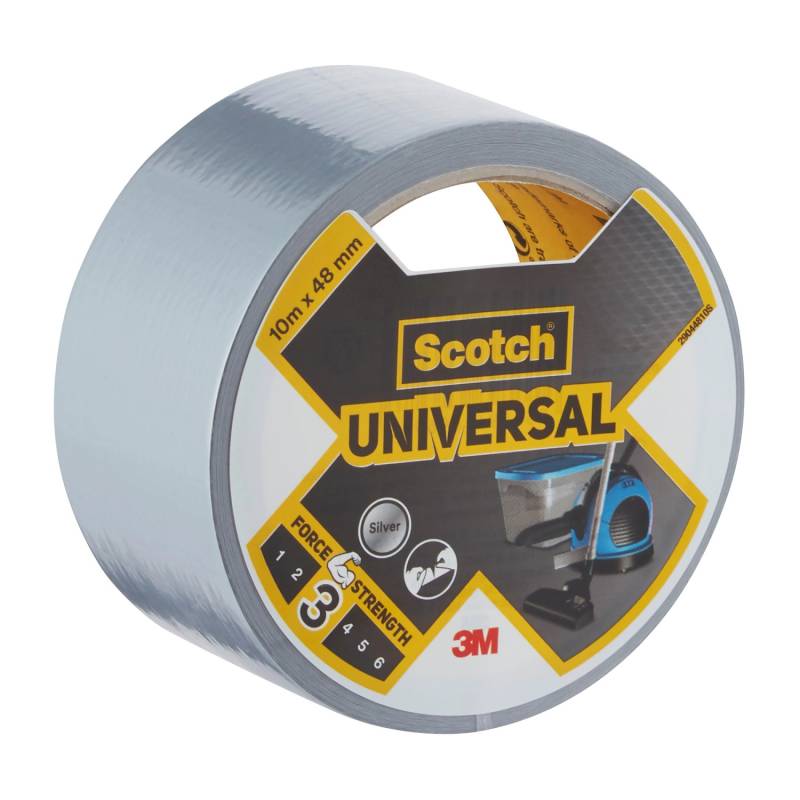Scotch Klebeband 2904 Universal 10 m x 48 mm Silber von Scotch