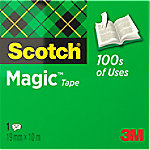 Scotch Magic Klebeband 810 19 mm x 10 m Matt Unsichtbar von Scotch