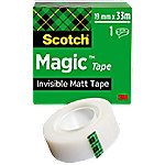 Scotch Magic Klebeband 810 19 mm x 33 m Matt Unsichtbar von Scotch