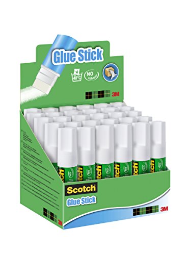 Scotch Permanent Klebestift - 1 Packung mit 30 Klebesticks ohne Lösungsmittel - 8g pro Stick - Mehrzweck-Klebestift für zu Hause, in der Schule oder im Büro von Scotch