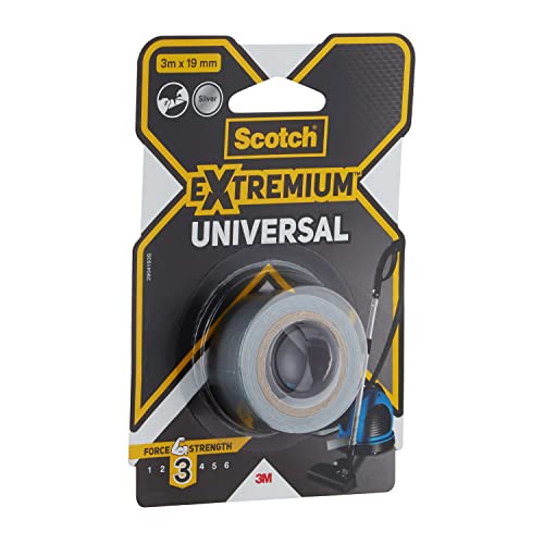 Scotch 2904193S Extremium Universal Klebeband, Silber, 3 m x 19 mm von ScotchBlue
