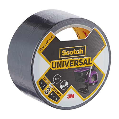 Scotch 29044810B Universal Klebeband 2904, schwarz, 10 m x 48 mm von ScotchBlue