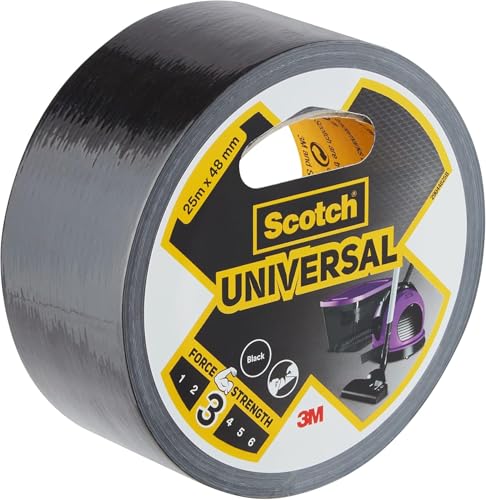 Scotch Universal Klebeband 2904, schwarz, 25 m x 48 mm von ScotchBlue