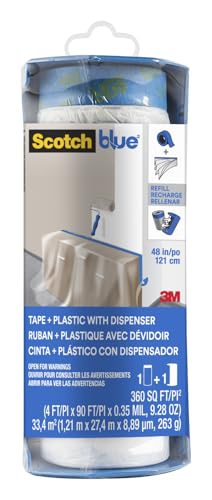 ScotchBlue 3M Tape + Plastic with Dispenser PTD2093EL-48-S von ScotchBlue