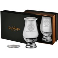 Bruichladdich Islay Crest Scotch Whisky Glencairn Two Glass Boxed Set Mit Zwei Uhrglasabdeckungen von ScotchWhiskyGlass