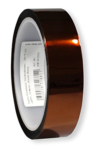 Koptan Polyimid Klebeband Sillikonkleber -269 °C bis +400°C 33 Meter Breite 25mm Koptan Polyimid Klebeband Sillikonkleber -269 °C bis +400°C 33 Meter Breite 25mm von BDLLMDES