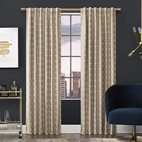 Scott Living Montauk Art Deco Verdunkelungsvorhang, 127 x 243,8 cm, Leinen Scott Living Montauk Art Deco Verdunkelungsvorhang, 127 x 243,8 cm, Leinen von Scott Living
