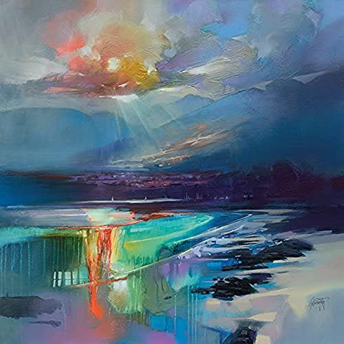 Scott Naismith 'Arran Shore' Kunstdruck auf Leinwand,85 x 85 cm von Scott Naismith