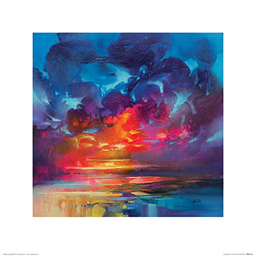 Scott Naismith "Liquid Light 3" 40 x 40cm Kunstdruck von Scott Naismith