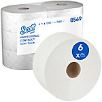 Scott Control Recycelt 100% Toilettenpapier 2-lagig 8569000 6 Rollen à 1280 Blatt von Scott