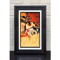 Laufendes Kunstgeschenk Sportplakatdruckmalerei von ScottDawsonArtPrints