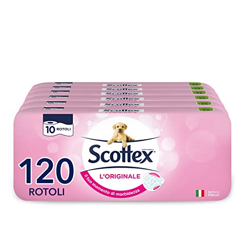 Scottex L'Originale Toilettenpapier, 12 Packungen mit 10 Rollen Scottex L'Originale Toilettenpapier, 12 Packungen mit 10 Rollen von Scottex