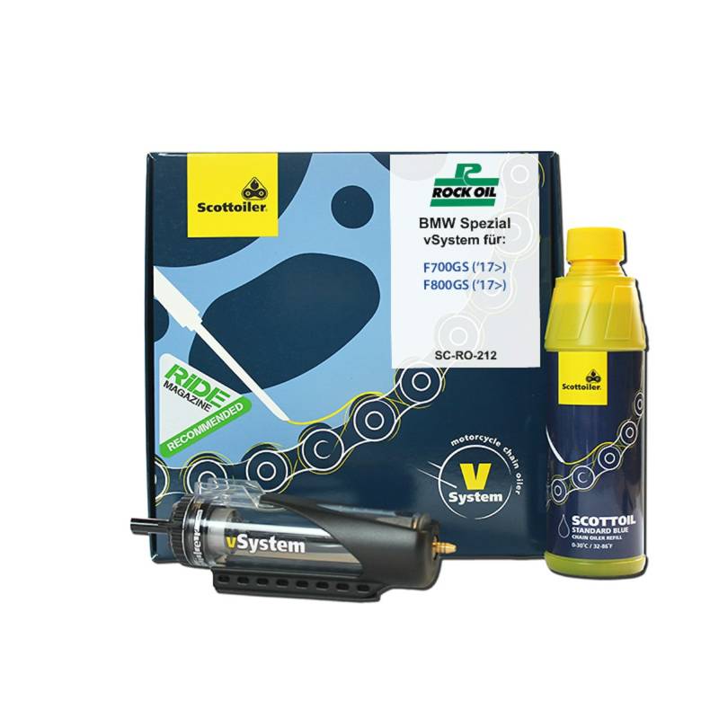 Scottoiler - BMW Spezial Kits, Scottoiler Kit: vSystem (Unterdruck), Scottoiler Modell: BMW F700 / 800GS 17- von Scottoiler