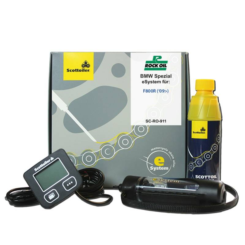 Scottoiler - BMW Spezial Kits, Scottoiler Kit: eSystem (mit Display), Scottoiler Modell: BMW F800R 09- von Scottoiler